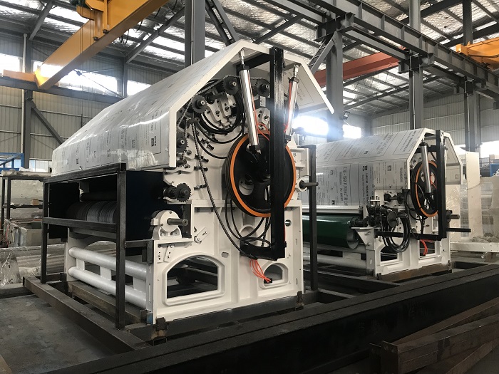 ALSLI - 2000 * 1230 mm Doppelzylinder-Doppeldoffer-Kardiermaschine zur Herstellung von Vliesstoffen